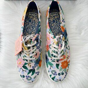 NEW Rifle Paper Co. x KEDS - CHAMPION SNEAKER Vintage Blossoms, sz 9
